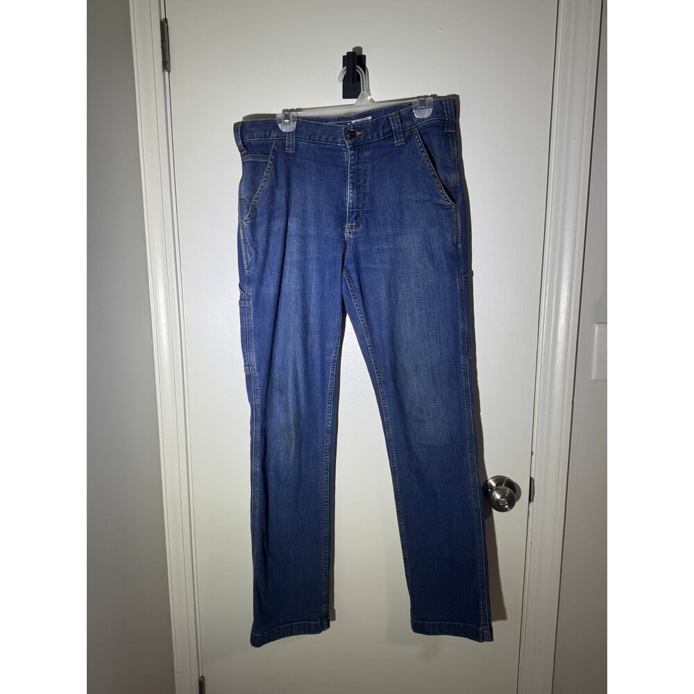 Carhartt Rugged Flex Relaxed Fit Utility Jeans 32x34 Carpenter Work Denim BD2808